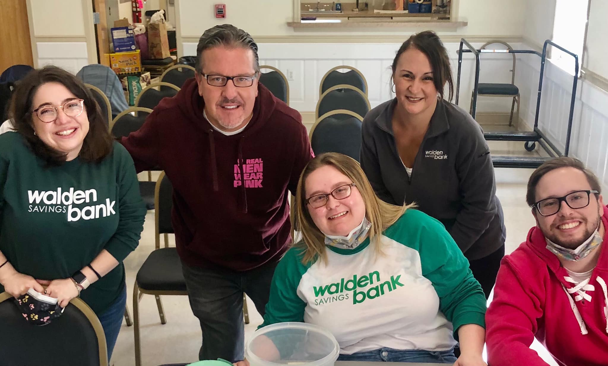 WALDEN SAVINGS BANK VOLUNTEERS FOR LOCAL ORGANIZATION