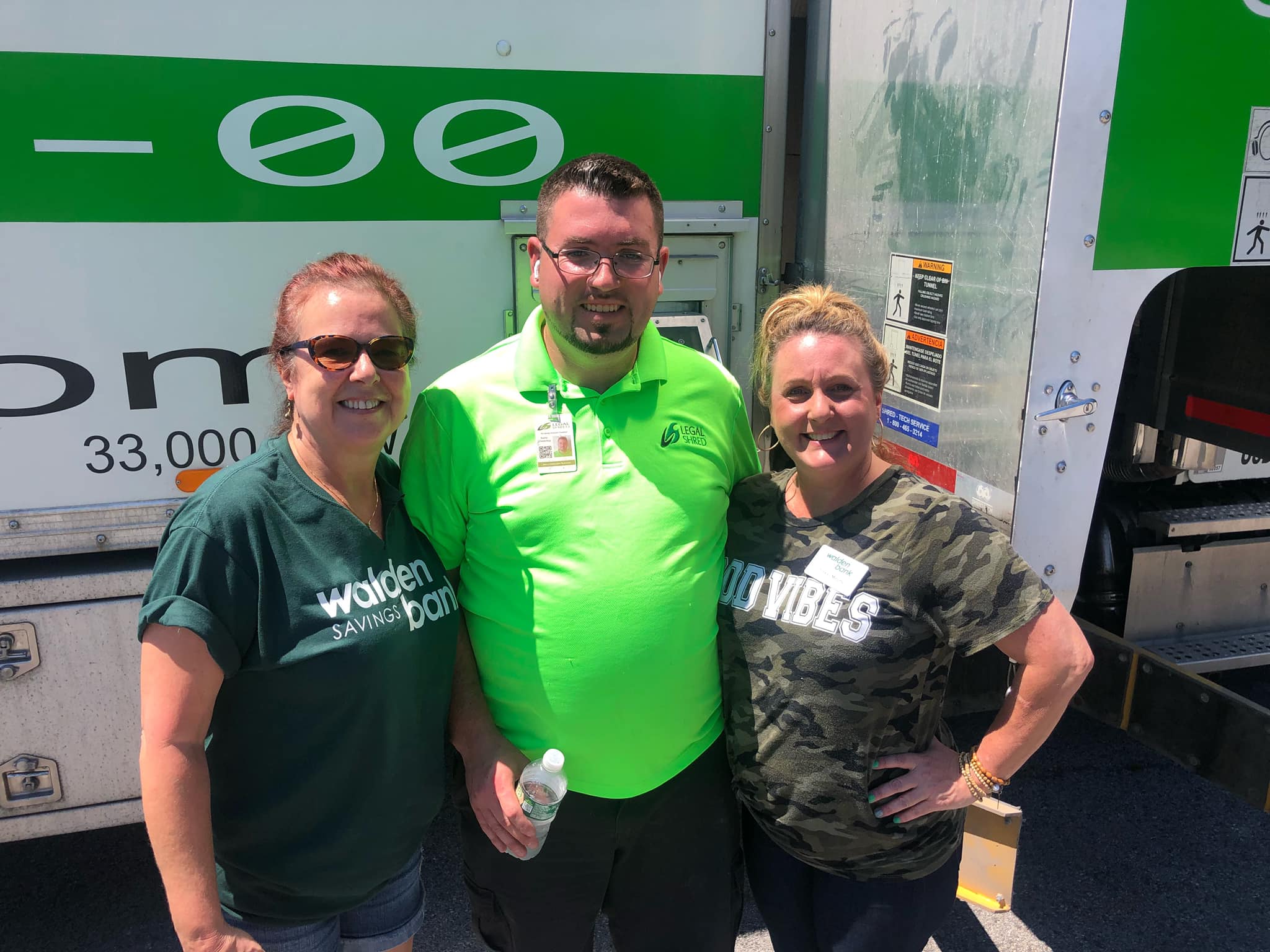 Walden Savings Bank Holds Free Community Shred Day 
