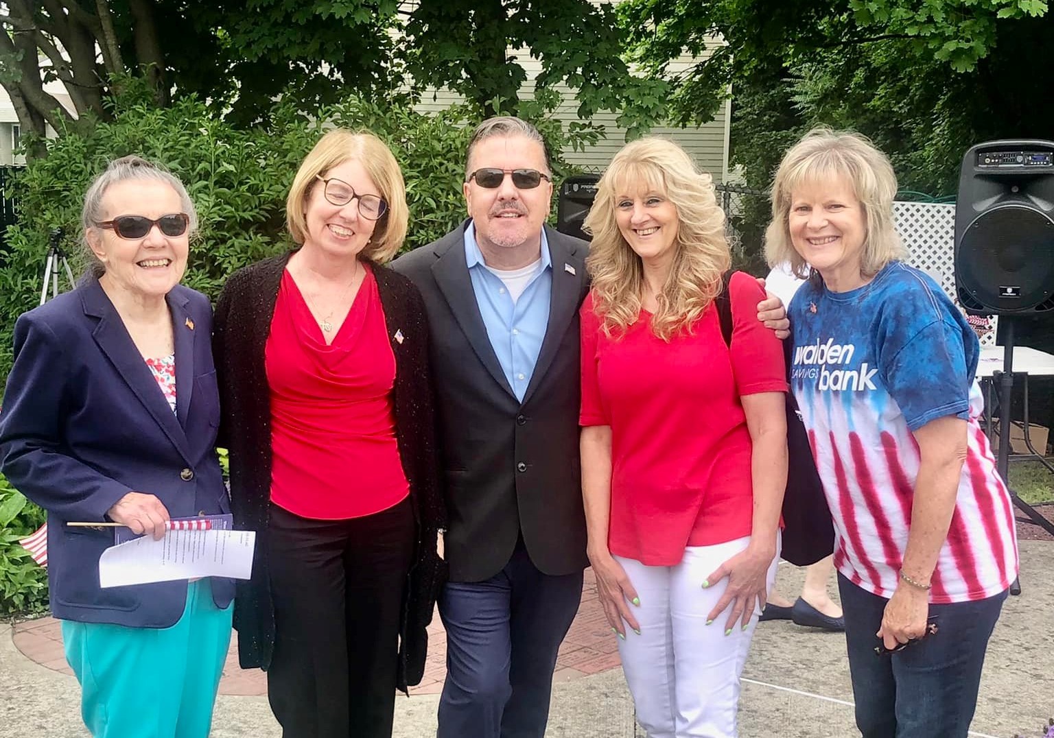 Walden Savings Bank President & CEO Serves as Master of Ceremony in Flag Day Celebration 