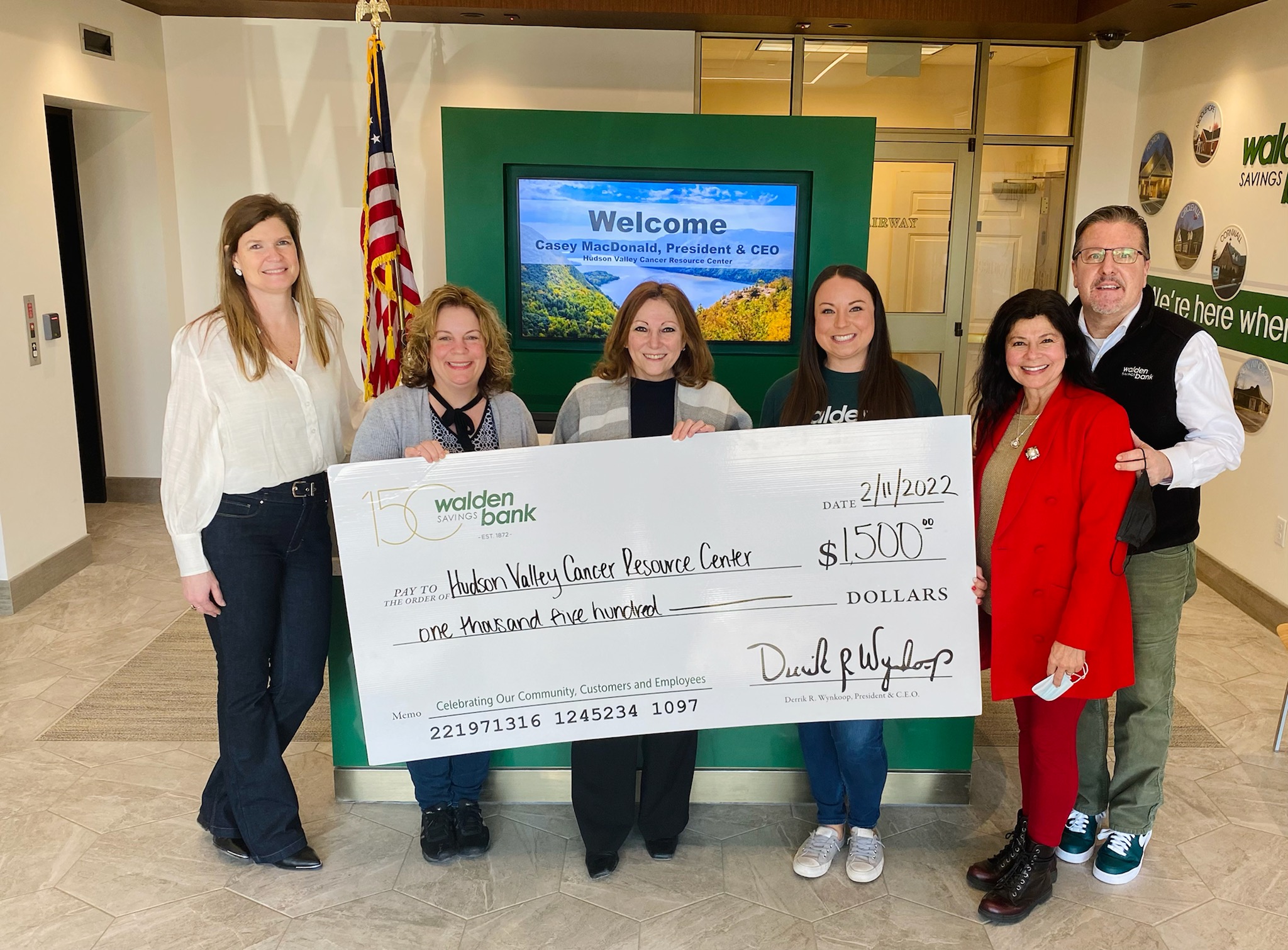 Walden Savings Bank Donates to Four Community Organizations That Focus on Quality of Life 