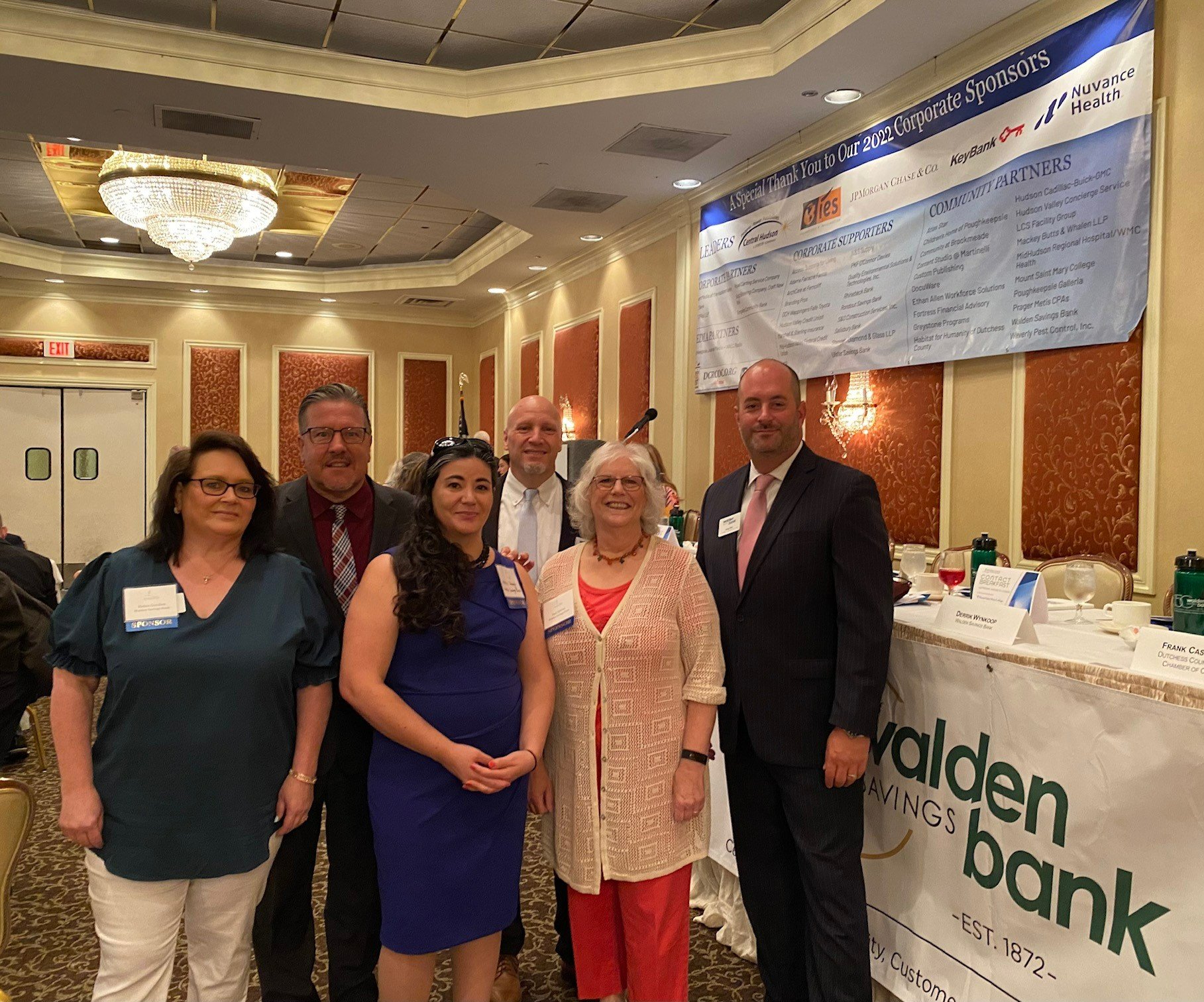 Walden Savings Bank Attends Chamber Breakfast 