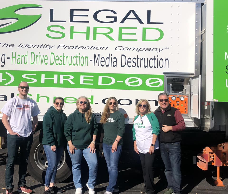 Walden Savings Bank Holds Free Community Shred Day 