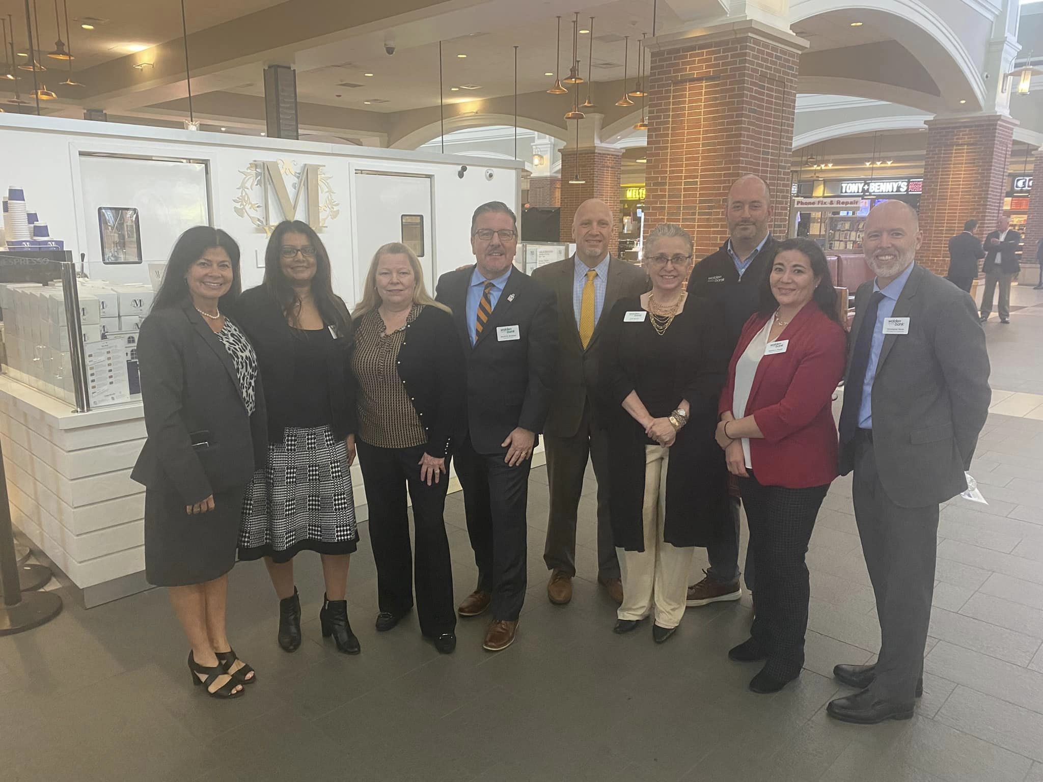 Walden Savings Bank Attends Chamber Breakfast 