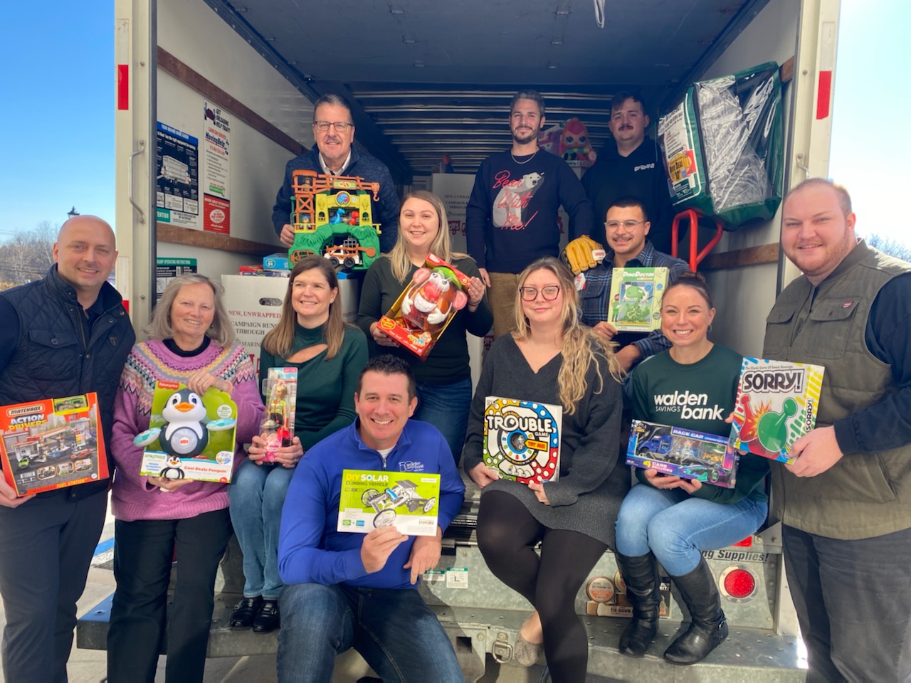 Walden Savings Bank Partners With Toys for Tots