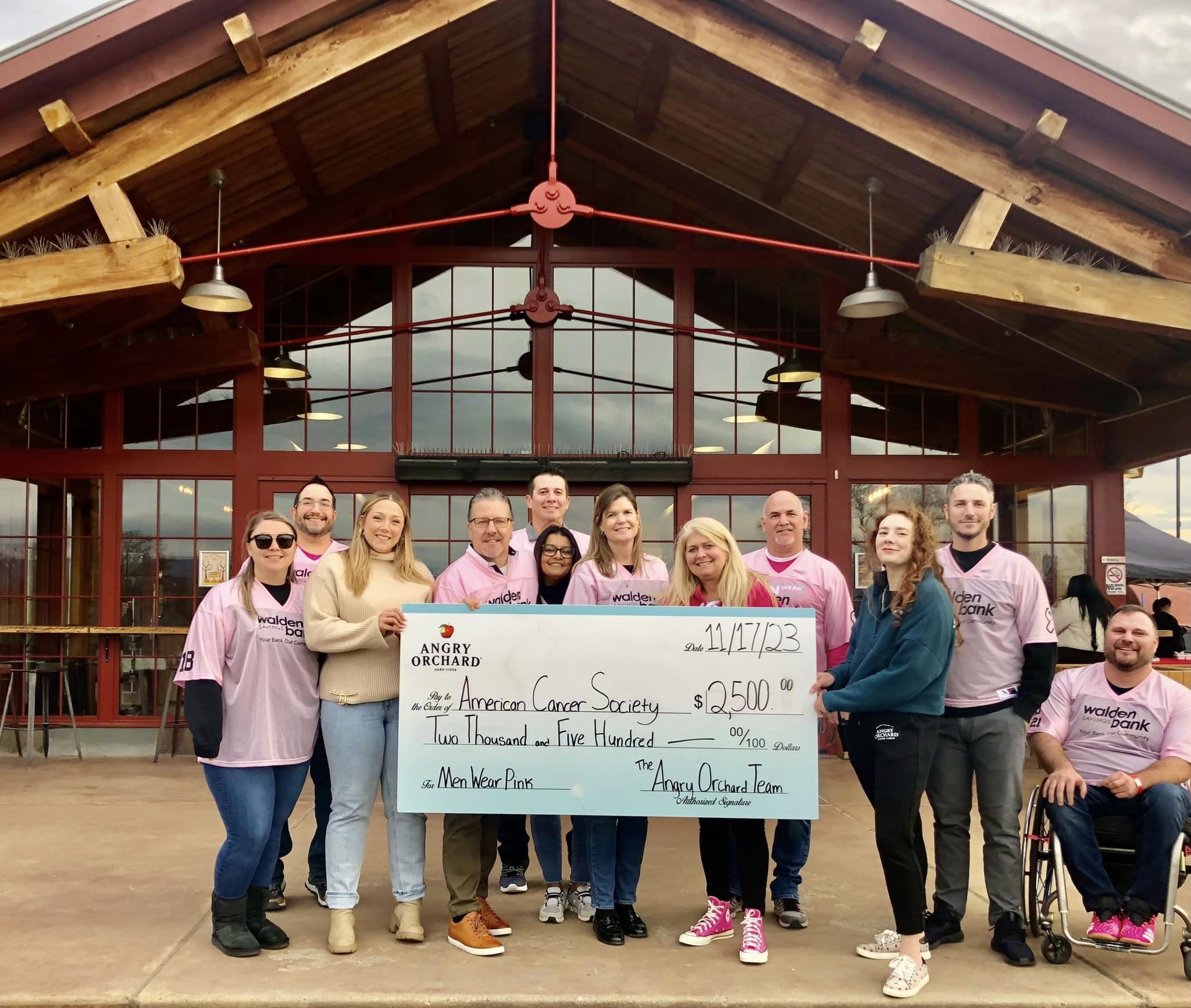Walden Savings Bank Partners With Angry Orchard for Real Men Wear Pink 