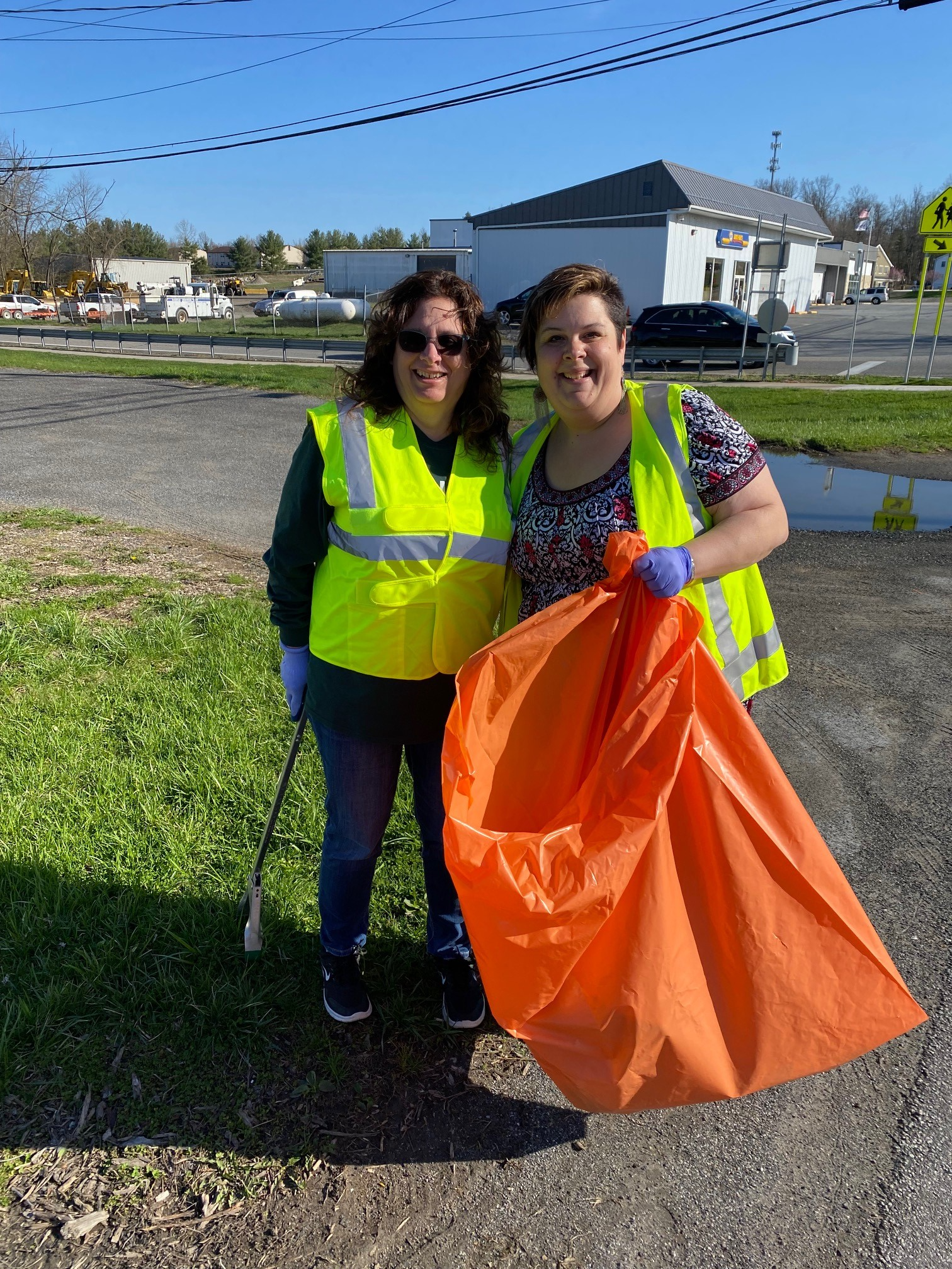 Walden Savings Bank Cleans Adopted Highway 
